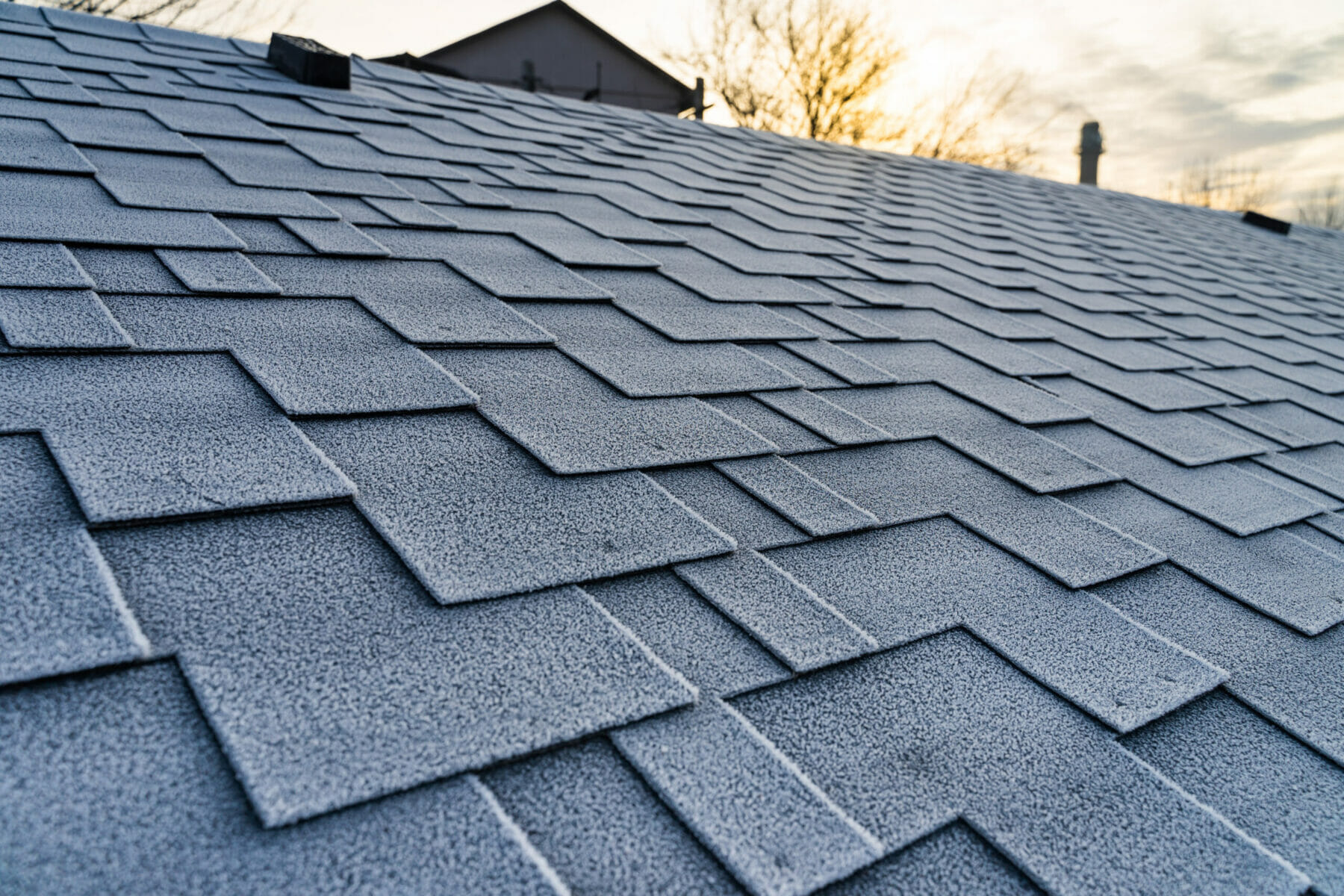 asphalt roofing shingles.